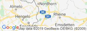 Bad Bentheim map